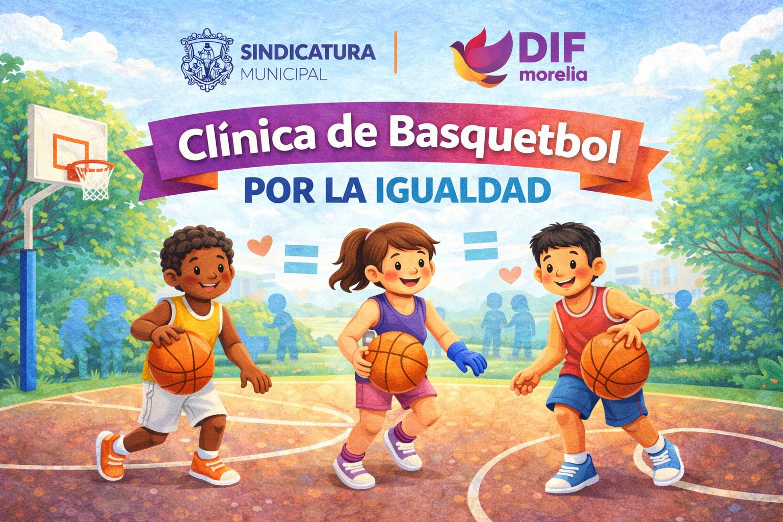 CLÍNICA DE BASQUETBOL POR LA IGUALDAD